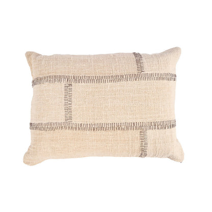 Cotton Cushion Cover - Natural Cream Stonepath, 50x70 cm