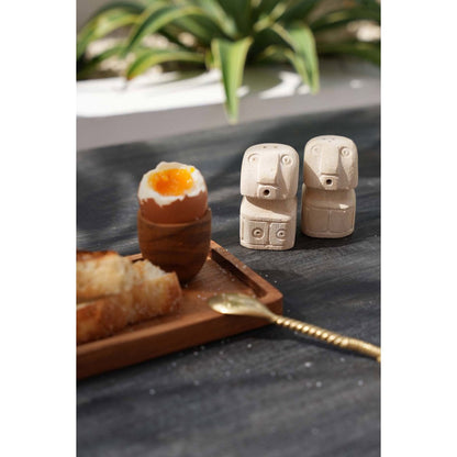 Sandstone Salt & Pepper Shakers - Stone Men Design