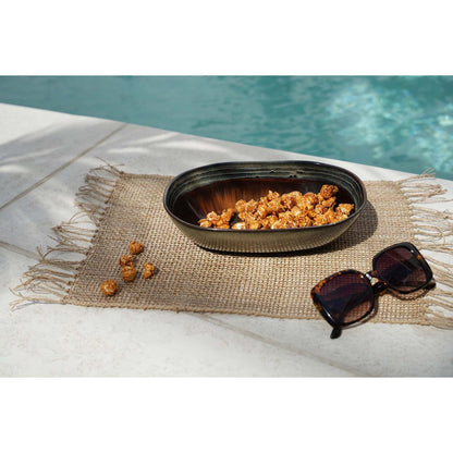 Handmade Ceramic Oval Bowl - Large | Comporta Collection