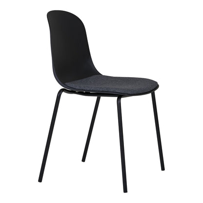 Madalena Dining Chair - Black, 53x50x85cm - Set of 2