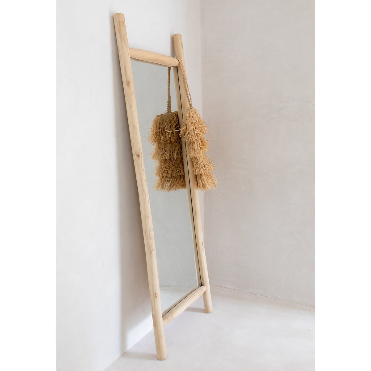 Raffia Handbag - Natural Woven Beach Bag