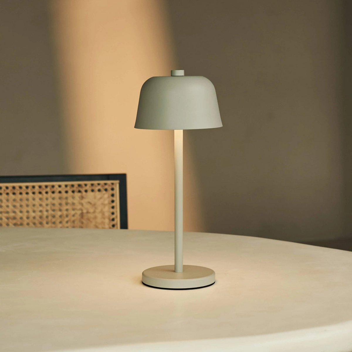Rechargeable Table Lamp - Shadow Grey Cordless Lamp