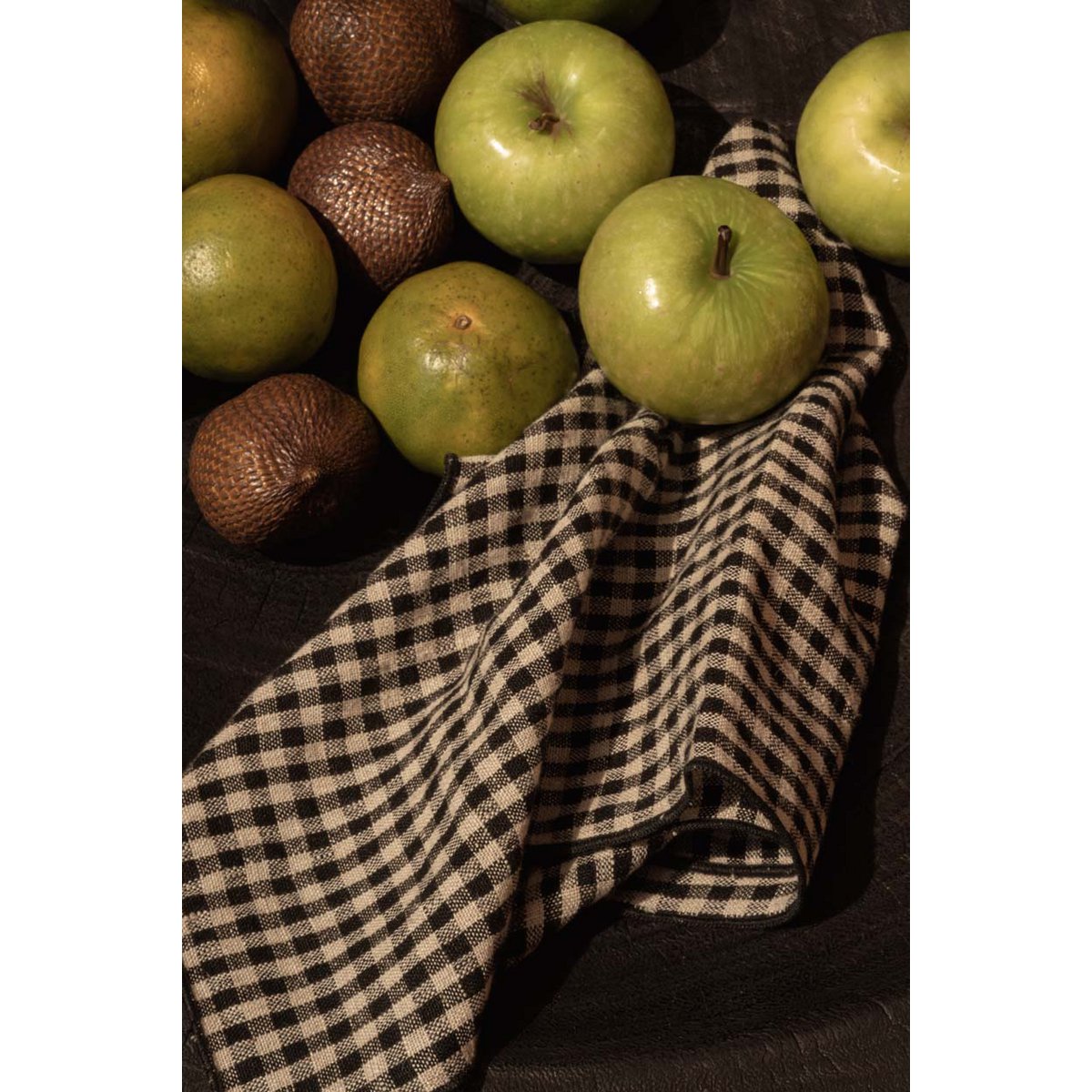 The Picknick Napkin - Natural Black - 45x45