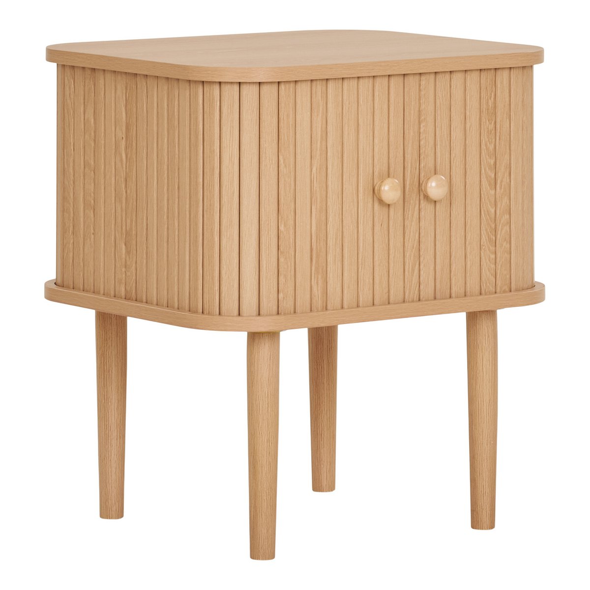 Nikko Side Table - Natural, MDF/Pine, 45x40x50.5 cm