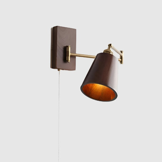 Adjustable Wall Lamp | Retro Design, Pull Switch - JUGLANA