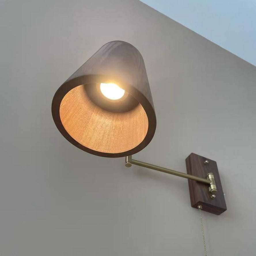 Adjustable Wall Lamp | Retro Design, Pull Switch - JUGLANA