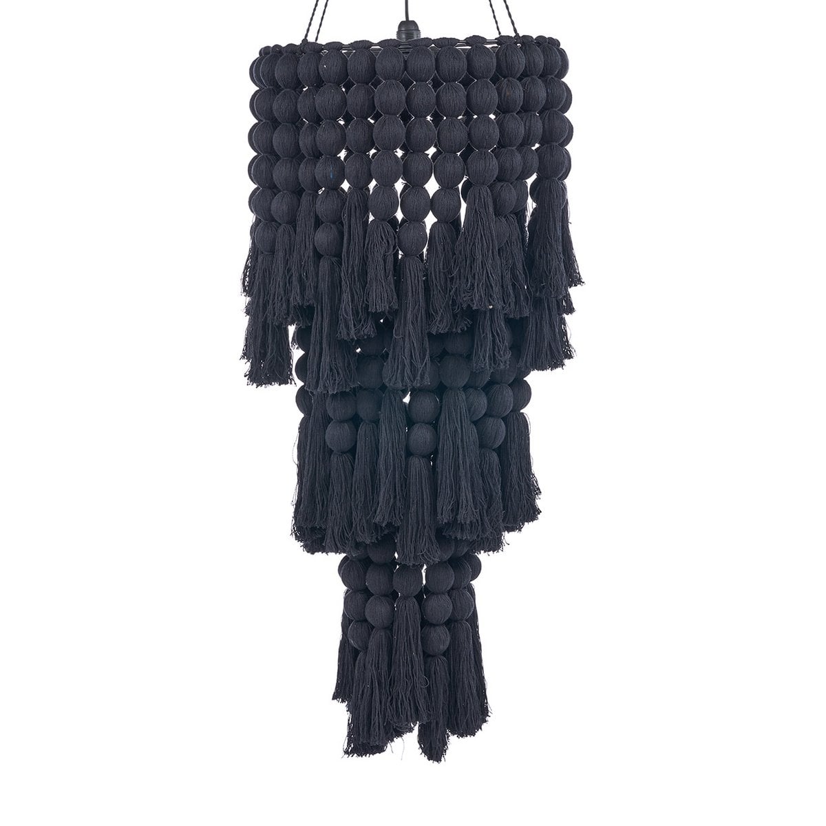 The Nomad Cotton Chandelier - Black - XL