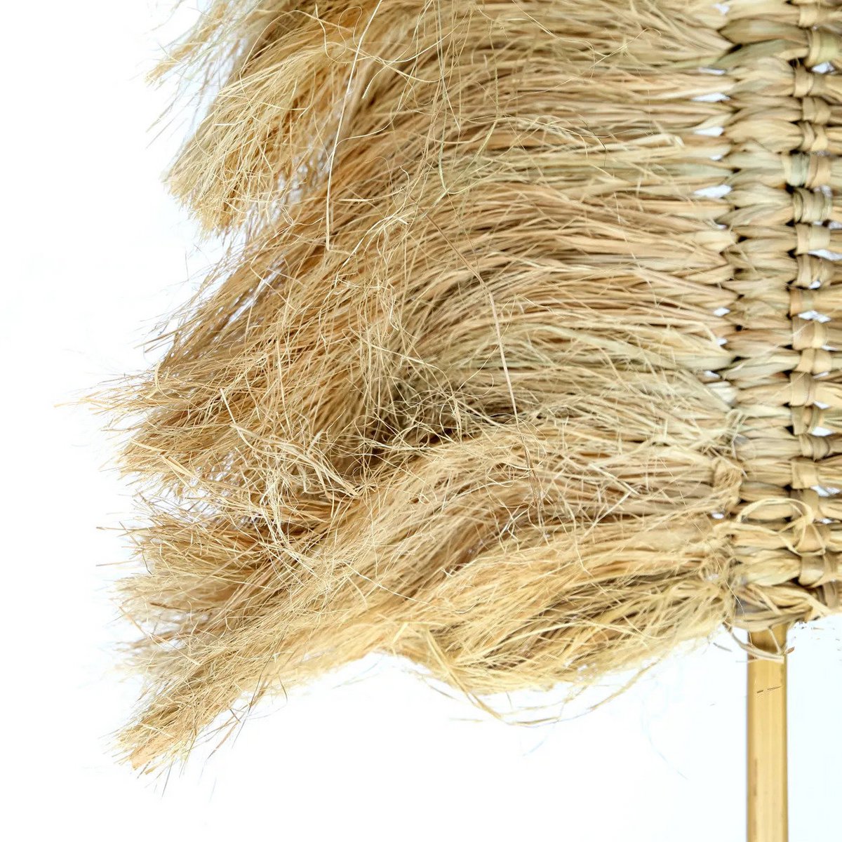 Raffia Palm Leaf Decoration - Natural Handmade Boho Decor