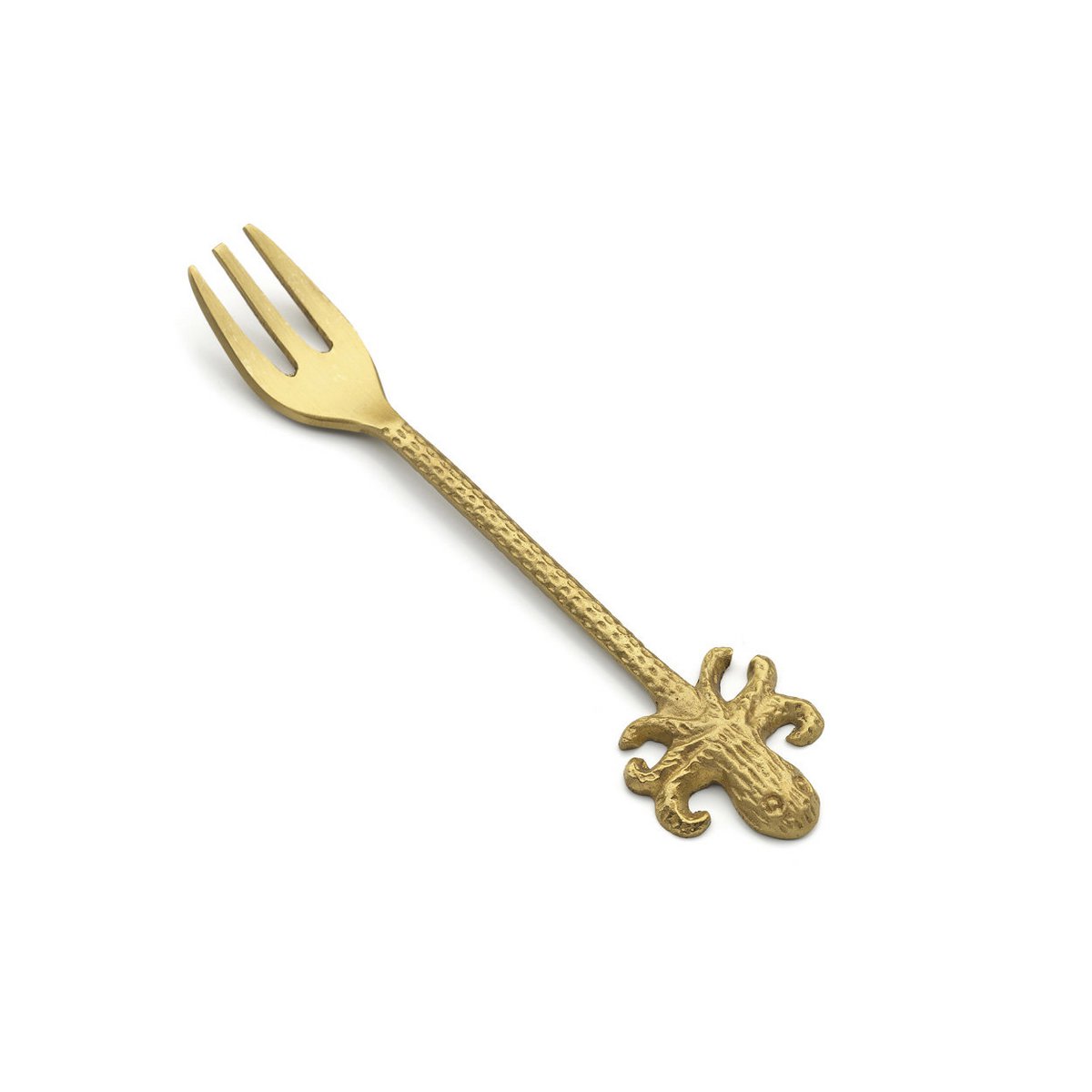 Gold Table Fork - Octopus Design - Small
