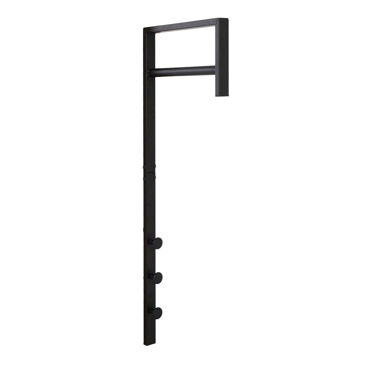 Trento Clothes Rack - Black, Metal, 30x3x82 cm