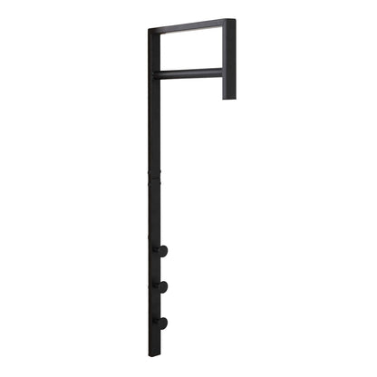Trento Clothes Rack - Black, Metal, 30x3x82 cm