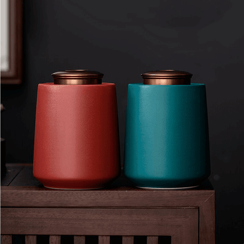 Aesthetic Kitchen Storage Container | Brass, Moisture-proof sealing - JUGLANA