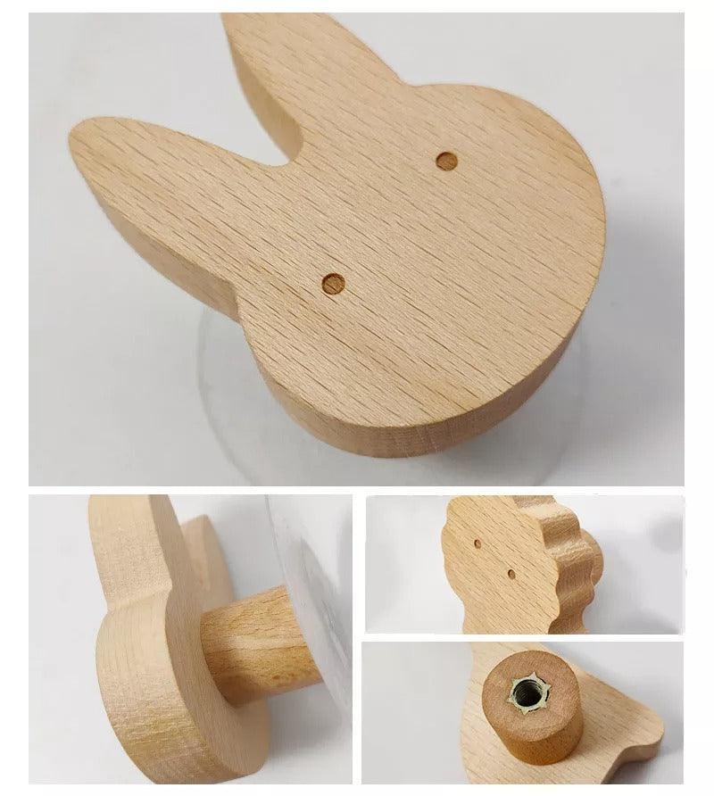 Animal Wood Hooks | Solid Wood, Beech - JUGLANA