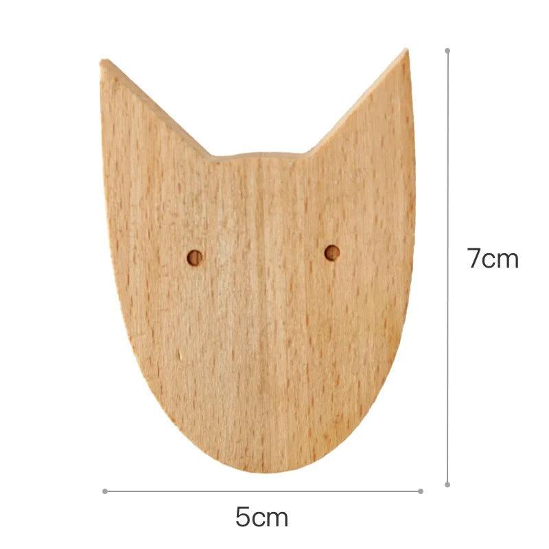 Animal Wood Hooks | Solid Wood, Beech - JUGLANA