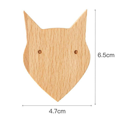 Animal Wood Hooks | Solid Wood, Beech - JUGLANA