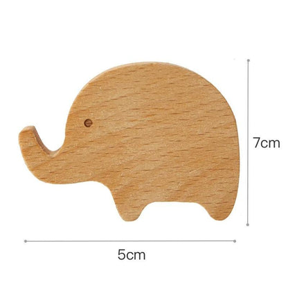 Animal Wood Hooks | Solid Wood, Beech - JUGLANA