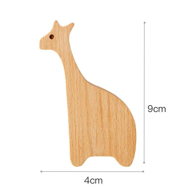 Animal Wood Hooks | Solid Wood, Beech - JUGLANA