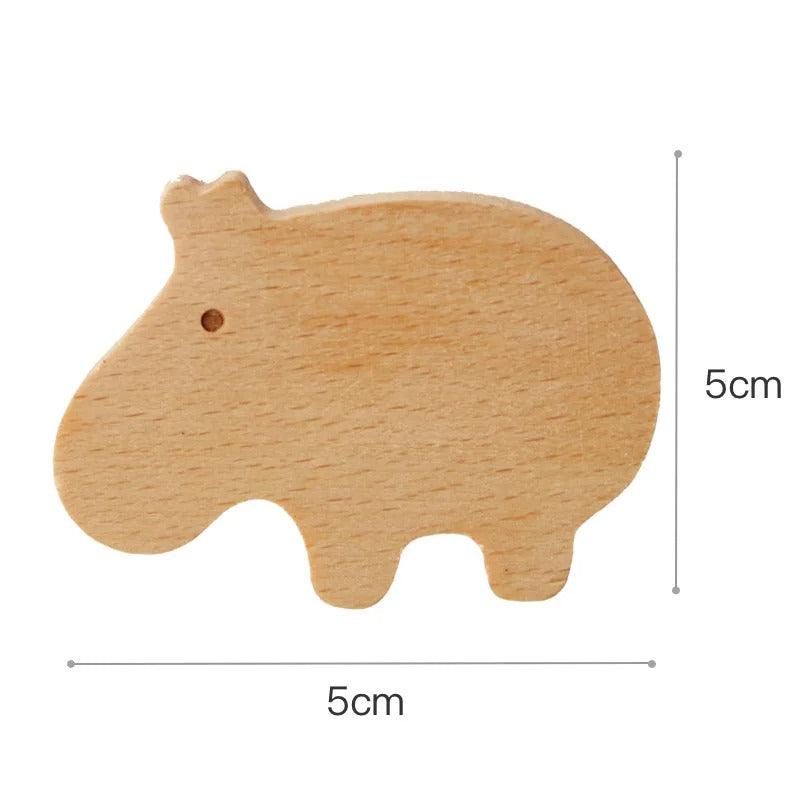 Animal Wood Hooks | Solid Wood, Beech - JUGLANA