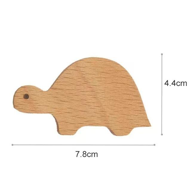 Animal Wood Hooks | Solid Wood, Beech - JUGLANA