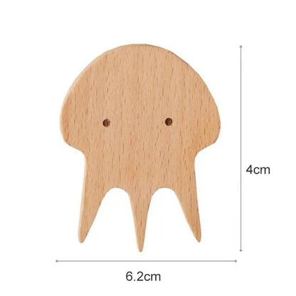 Animal Wood Hooks | Solid Wood, Beech - JUGLANA