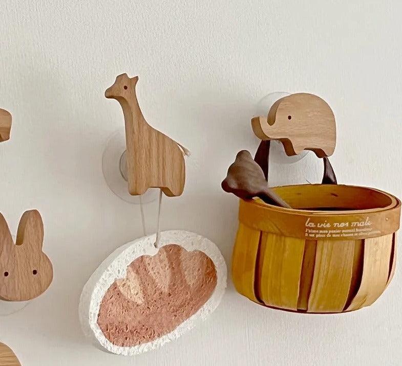 Animal Wood Hooks | Solid Wood, Beech - JUGLANA