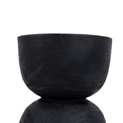 Suar Wood Stool - Black Montreal Accent Stool