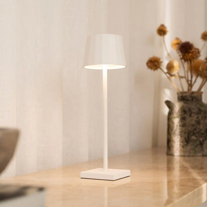 William White Rechargeable Table Lamp | Cordless, Dimmable & 120-Hour Battery Life
