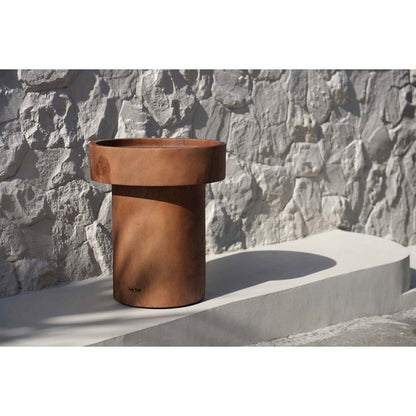 Suar Wood Side Table - Natural, Elegant Accent Table
