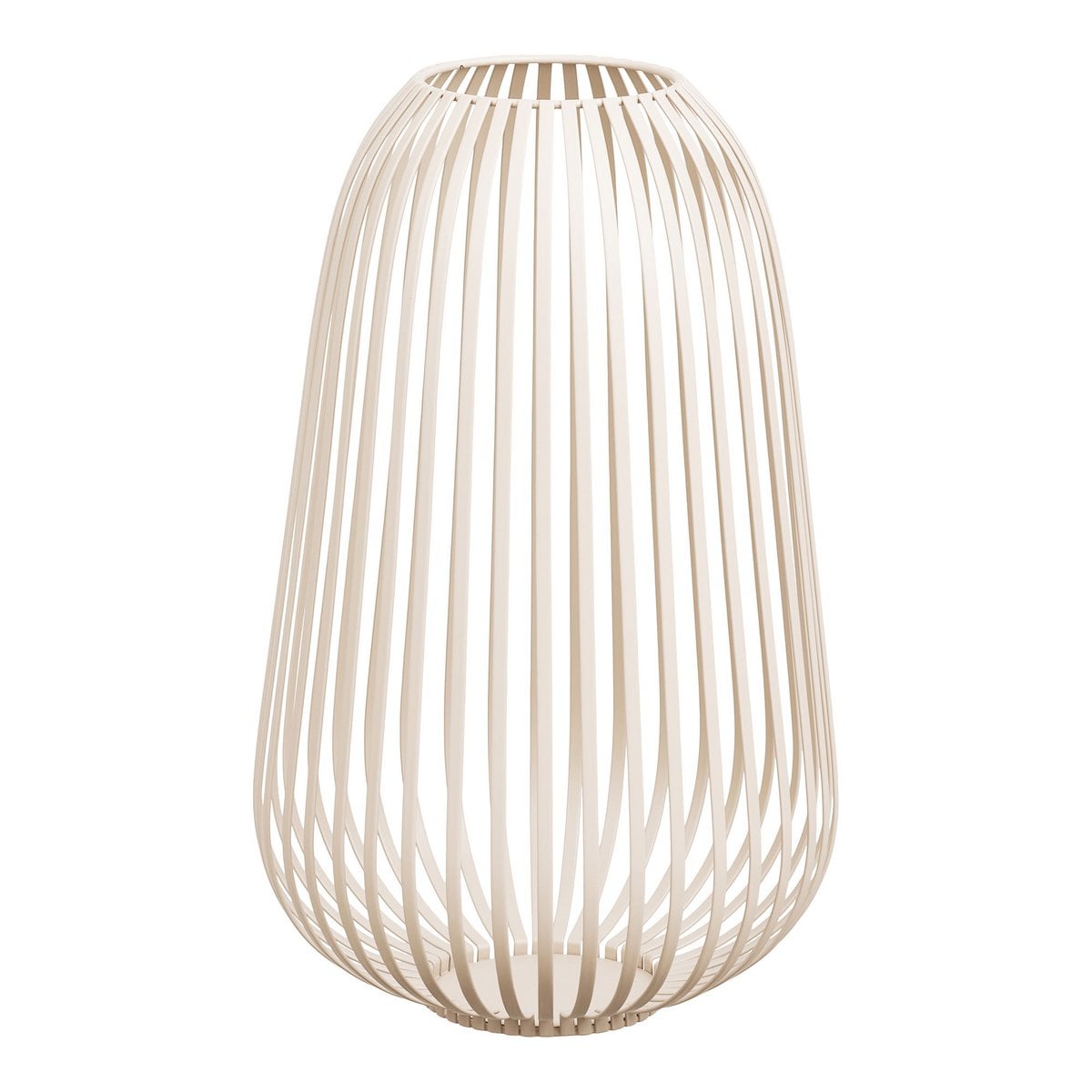 Stoense Lantern, metal, beige, ø24,5x40 cm