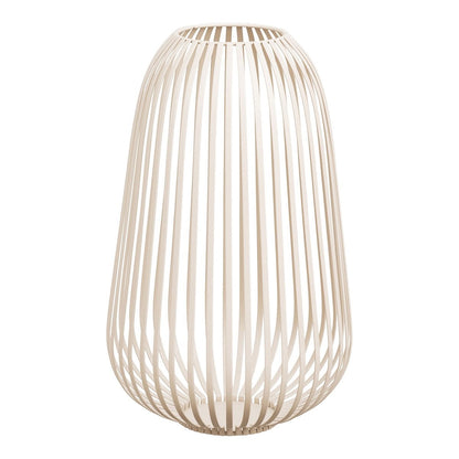 Stoense Lantern, metal, beige, ø24,5x40 cm