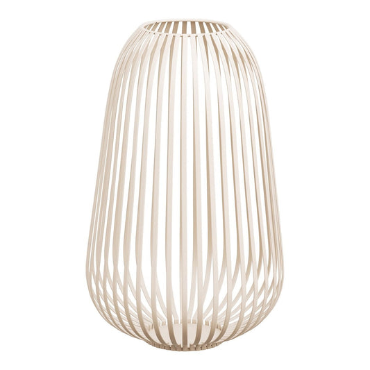 Stoense Lantern, metal, beige, ø24,5x40 cm