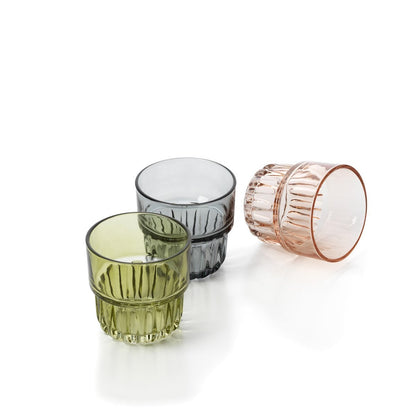 The Faceted Tumbler - Smoky Grey
