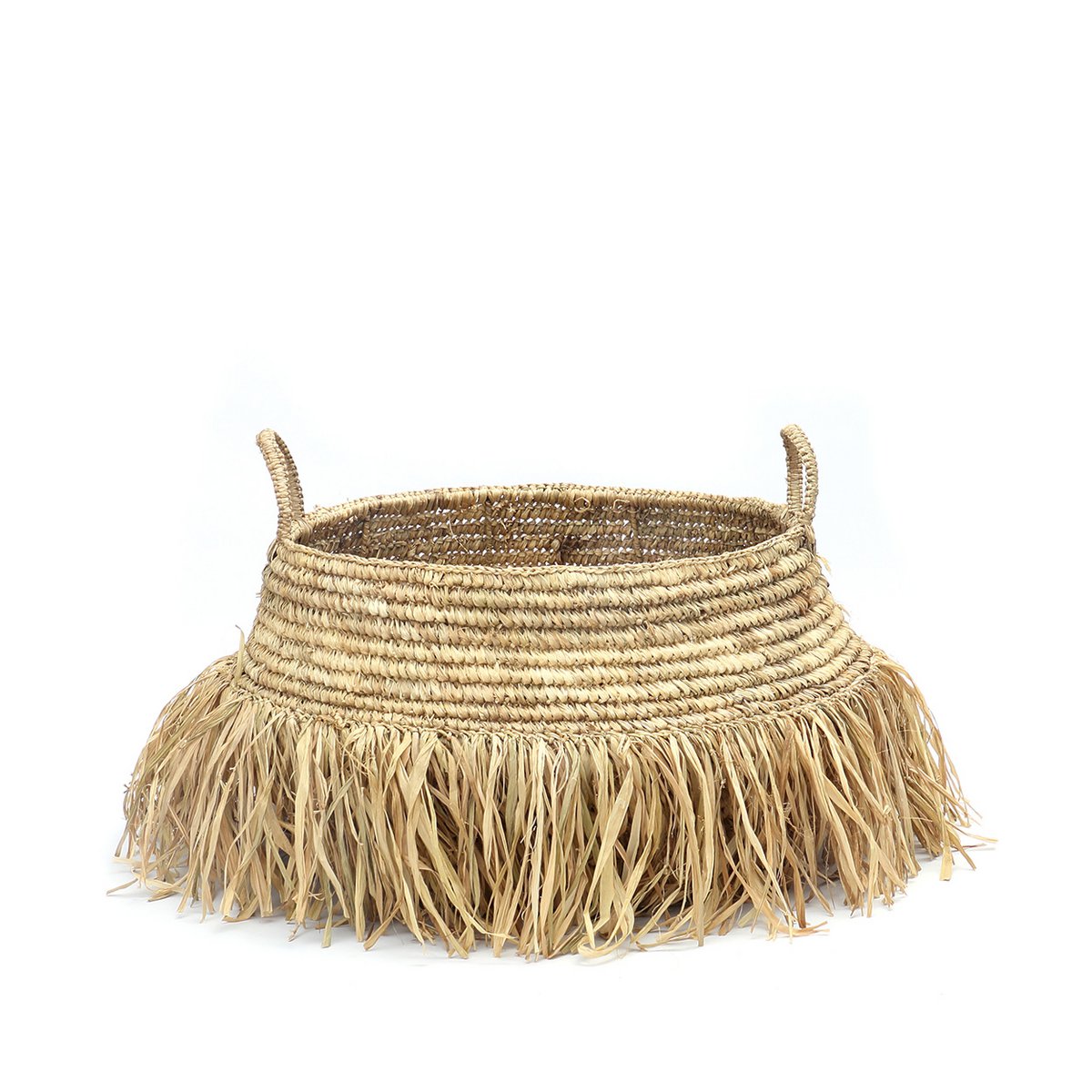 Raffia Basket - Large Natural Woven Storage Basket