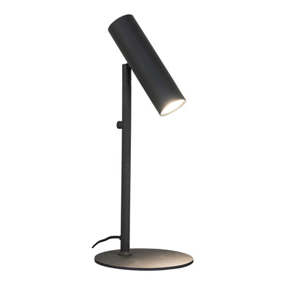 Lampe de table Paris - Noir, Acier, 20 cm