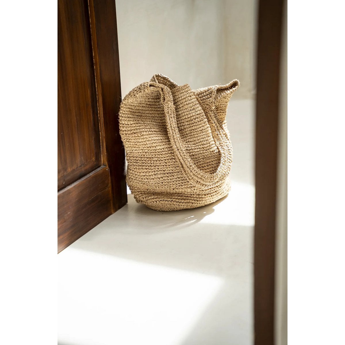 Raffia Shopper Bag - The Te Quiero - Handcrafted & Durable