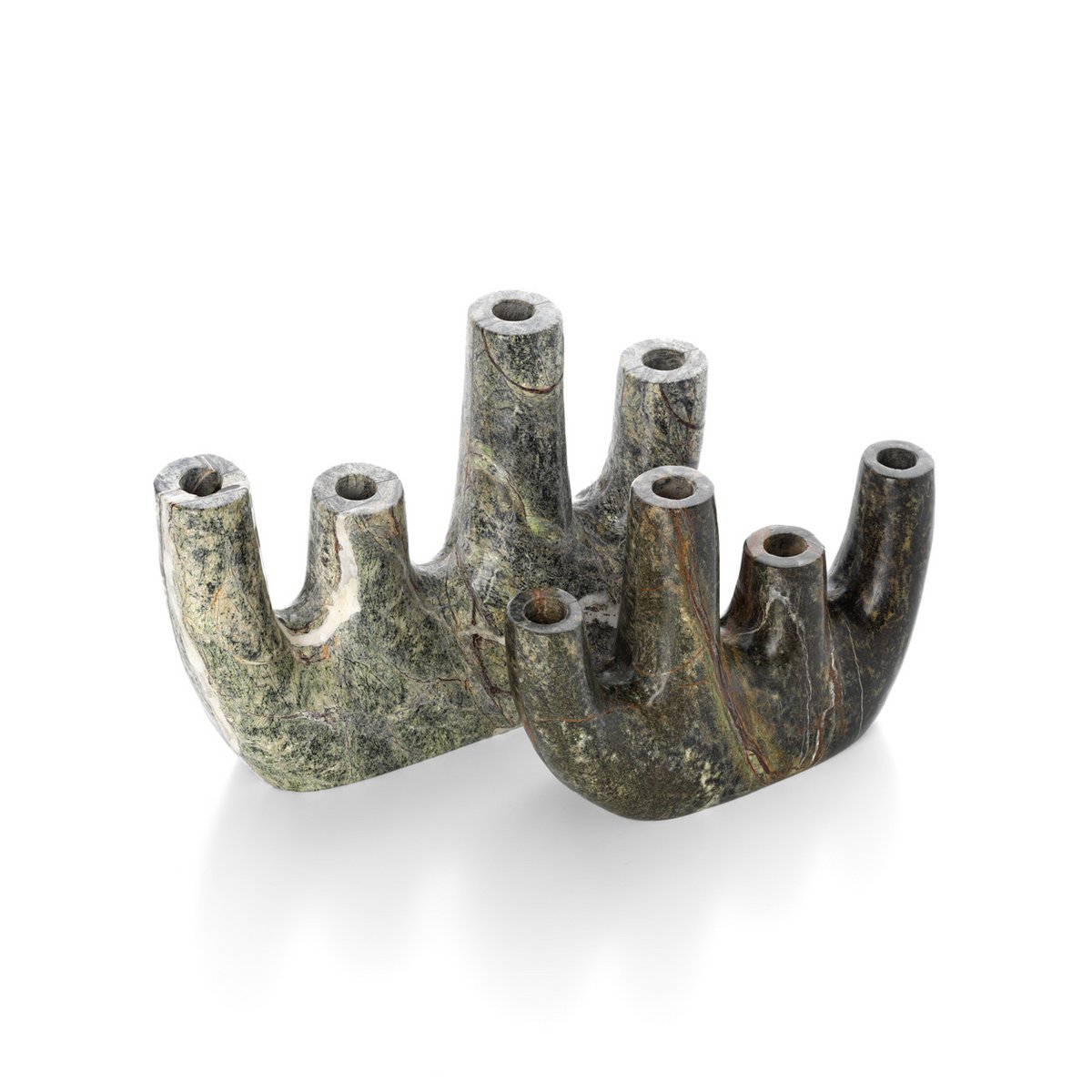Bidasar Marble Vase - Green Low