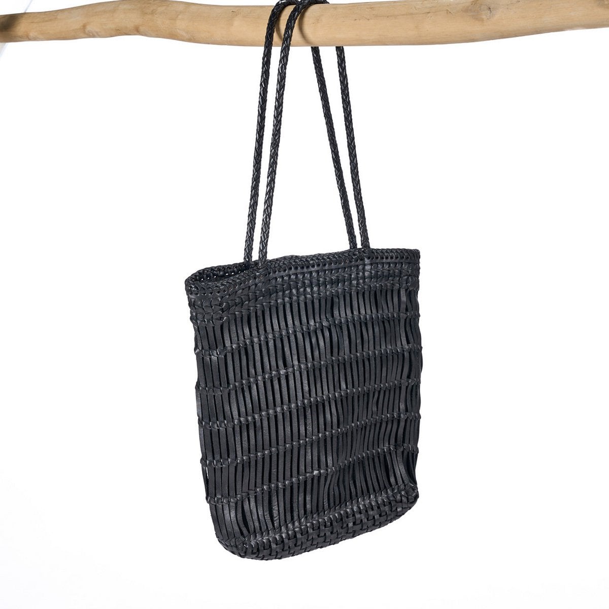 Leather Tote Bag – Black, Spacious Everyday Carry-All