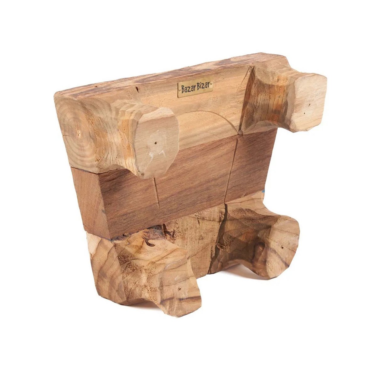 Serveringsbricka i teak - Naturlig finish