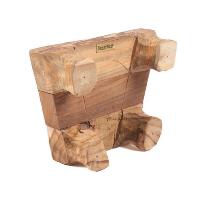 Serveringsbricka i teak - Naturlig finish