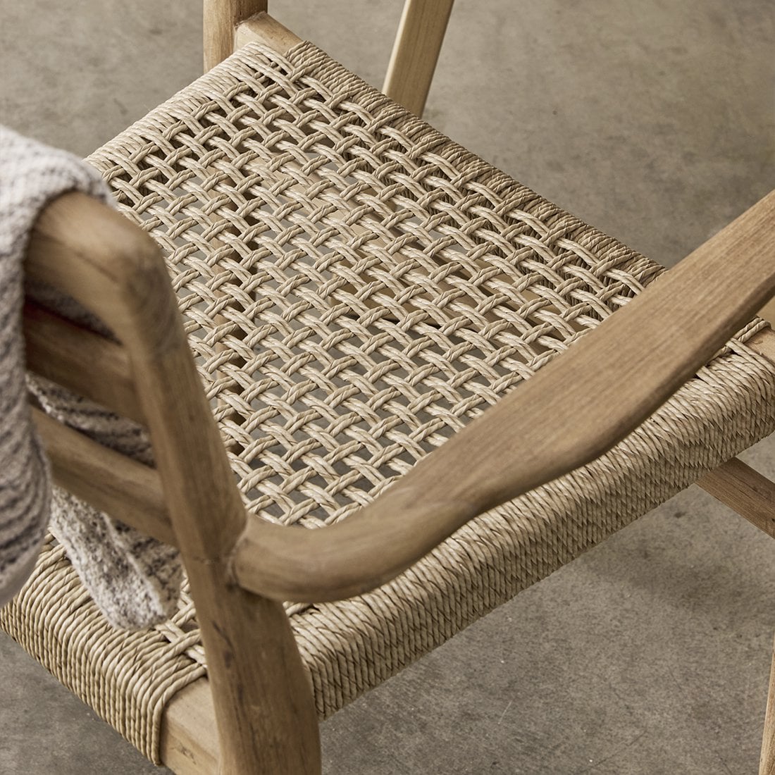 Verano garden chair with armrest