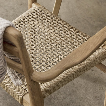 Verano garden chair with armrest