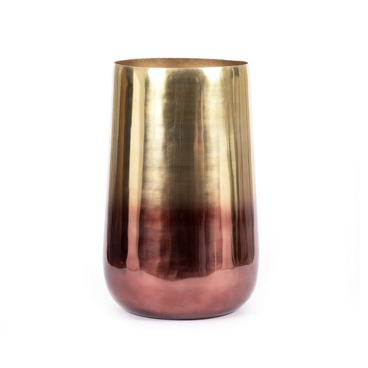 Brass Planter XL – Two Tone Διακοσμητική Γλάστρα για Σαλόνι