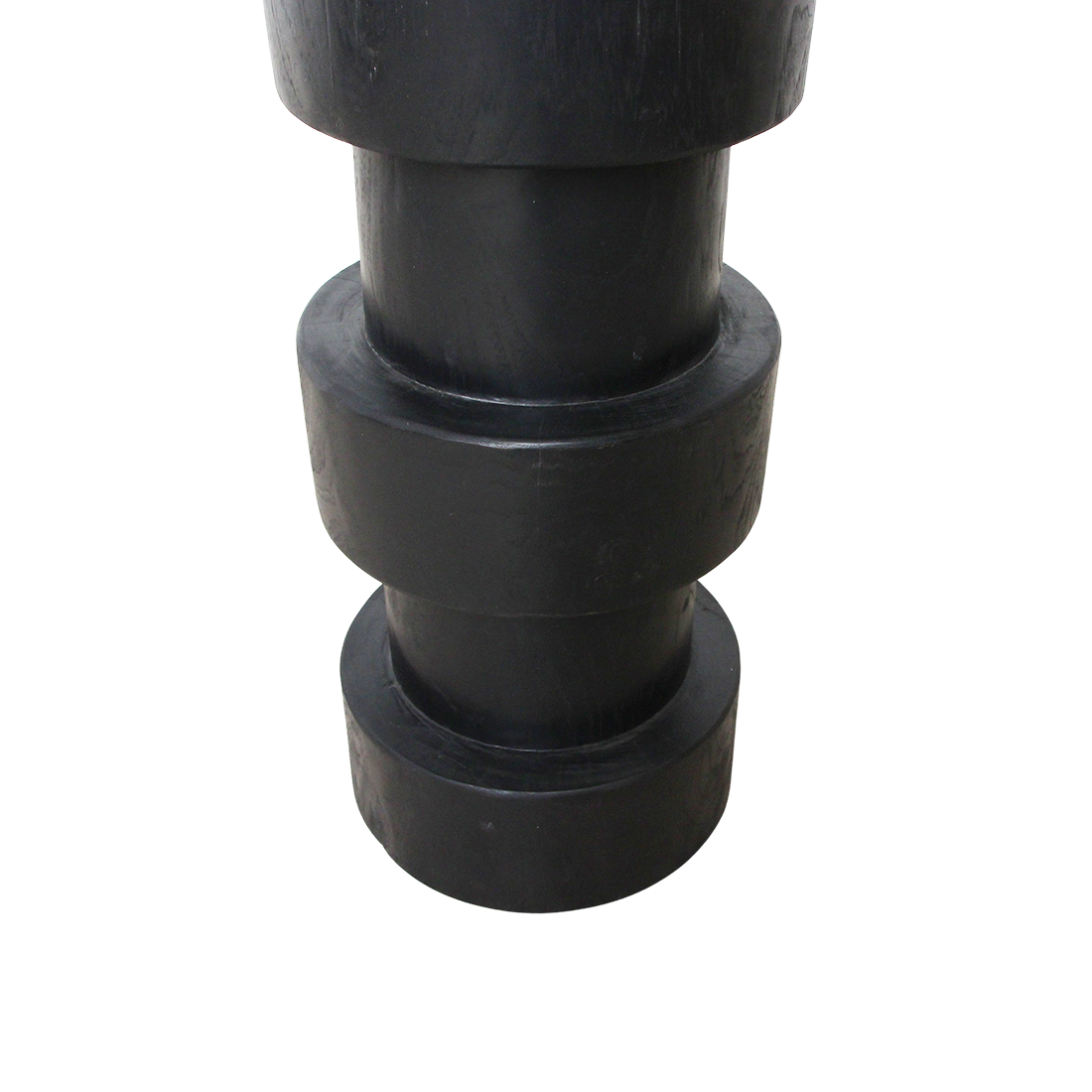 Teak Bar Stool - Black Totoma Forma Design