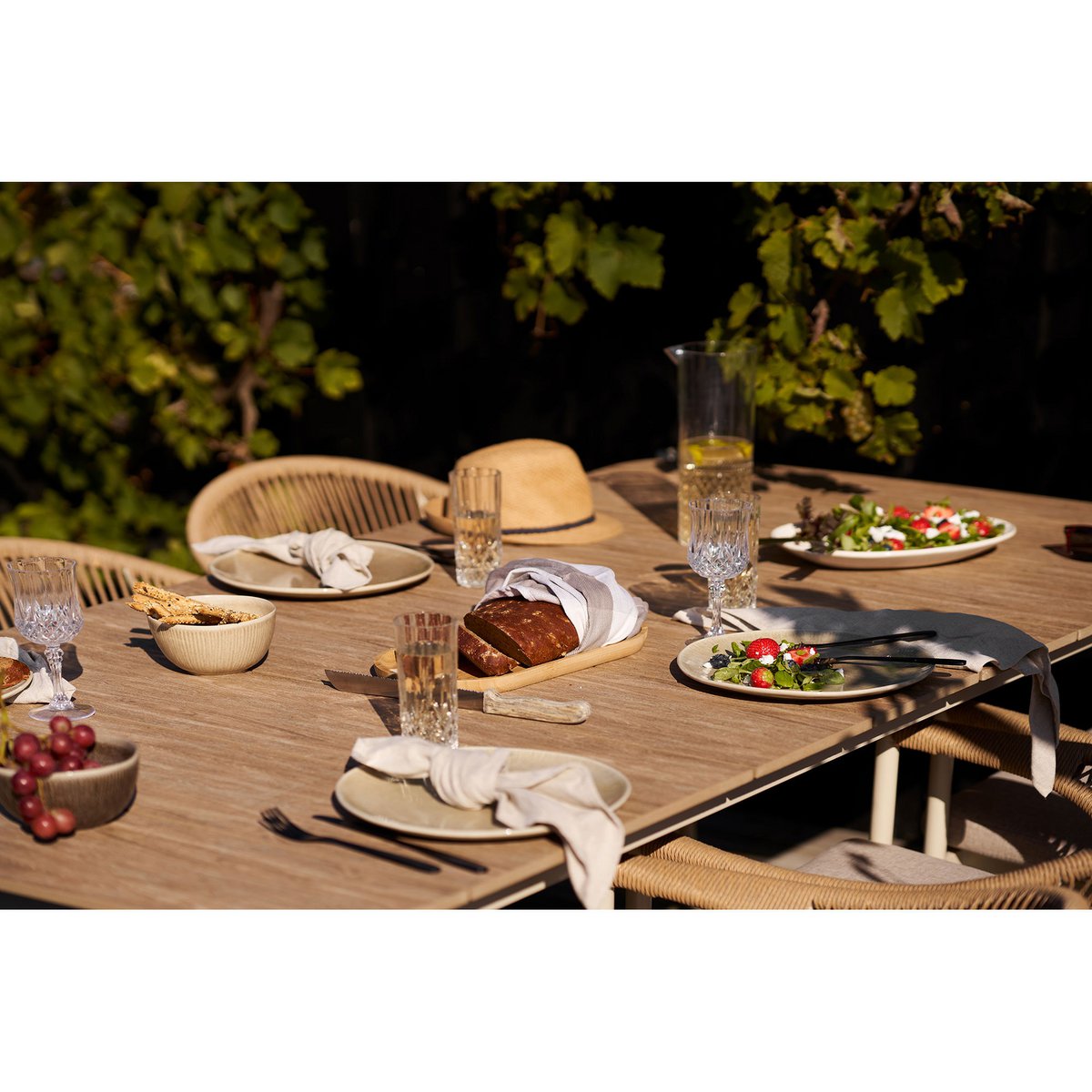 Viola Dinner plate, ceramic, beige, ø27 cm, set of 4