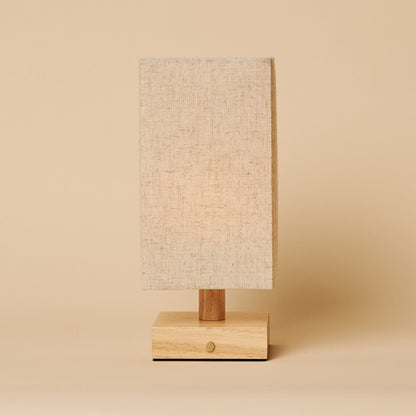 Bob Light Brown Cordless Wooden Table Lamp | Dimmable, Rechargeable & Up 100 Hours Battery Hours