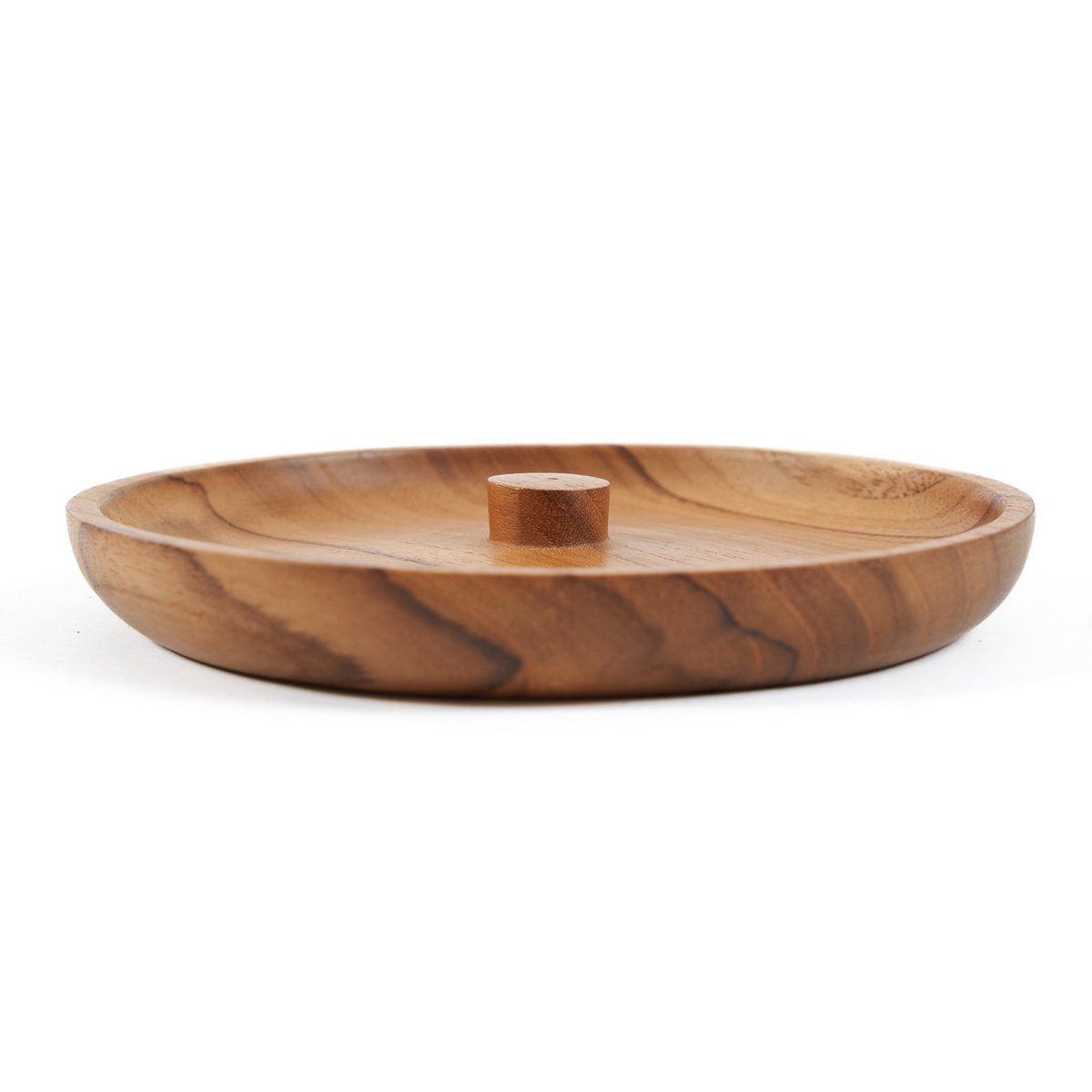 Teak Root Incense Ash Holder - Natural Wood
