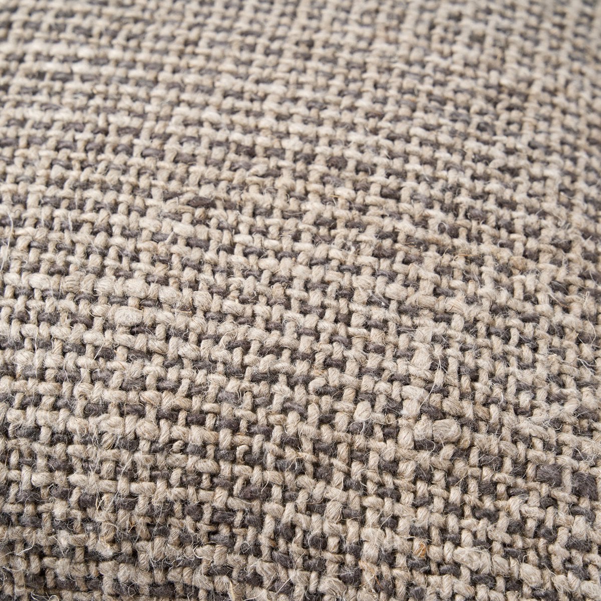 Linen Pillow Cover - The Linen Grain Black Natural