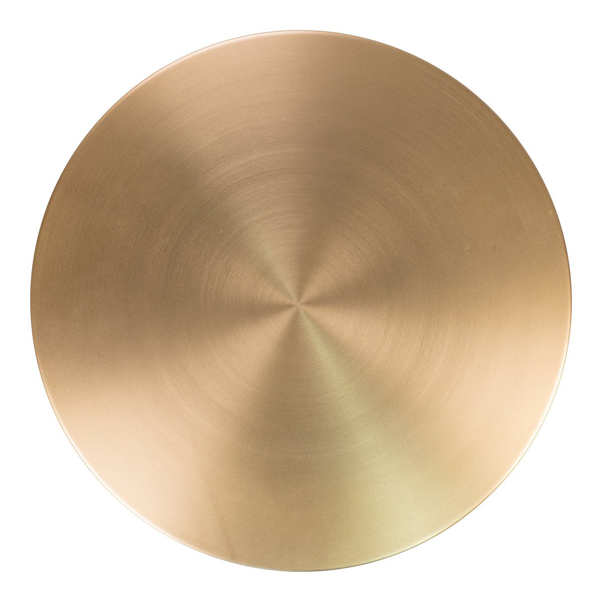 Brass & Marble Side Table - Modern Accent Table, 51x52cm
