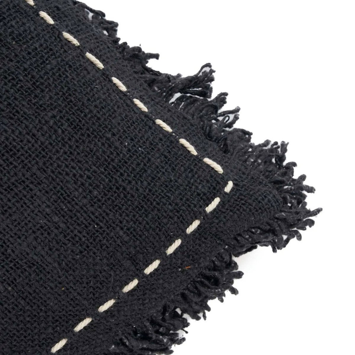 Cotton Cushion Cover – Black and White Kasbah Design, 50x50 cm