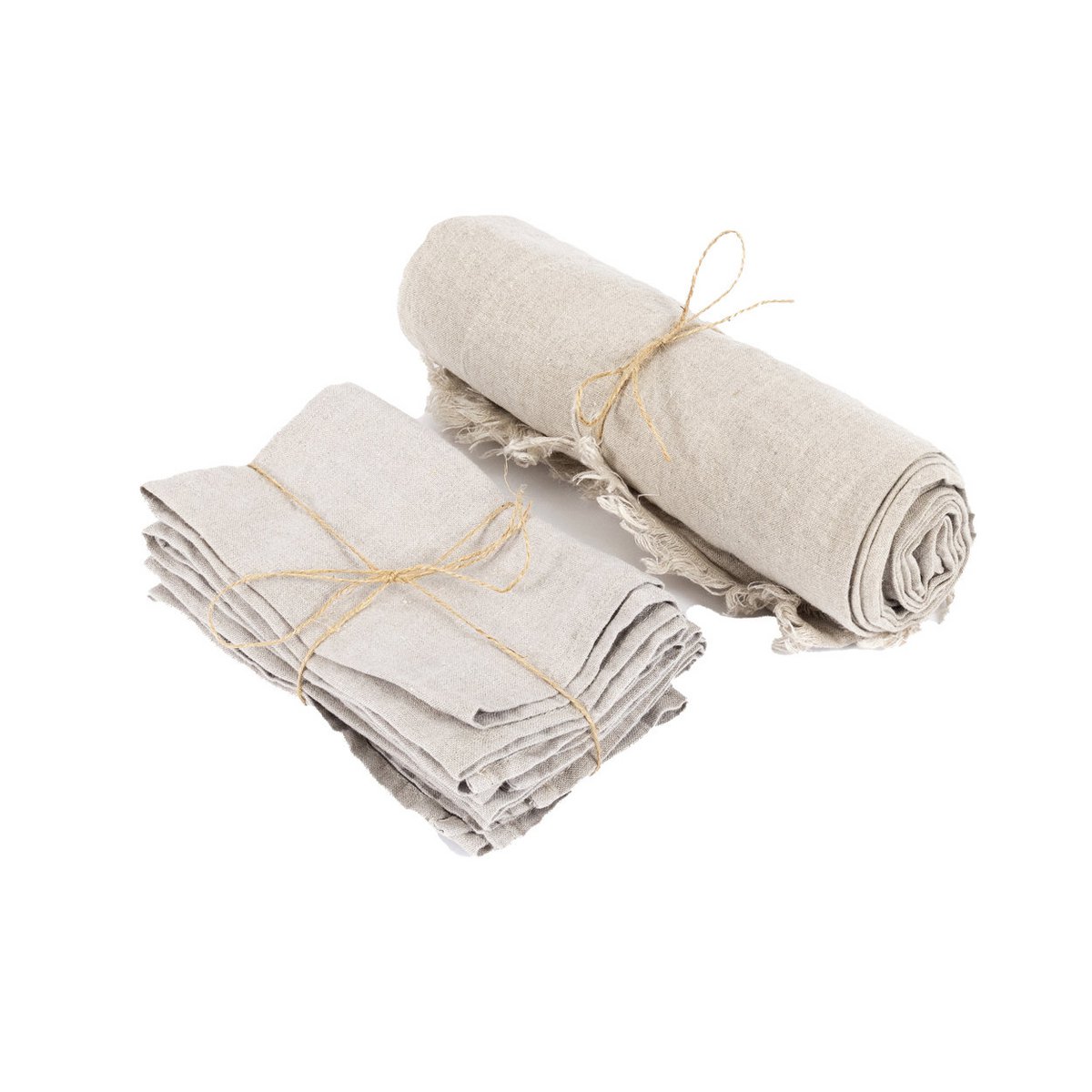Le Napperon en Lin - Beige - 150x250